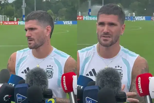 Rodrigo De Paul le reveló a LA GACETA cómo se prepara mentalmente para los partidos más importantes