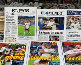 Los diarios de España reflejaron la monumental victoria ante Francia