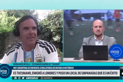 Argentina-Inglaterra, desde Londres: la historia de Bernardo Neville, el tucumano que conquistó a los ingleses con sus empanadas