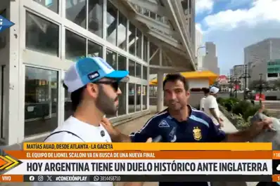 LA GACETA, en Atlanta: hijo de argentinos, Rafael esperó 24 años para vivir el clásico ante Inglaterra