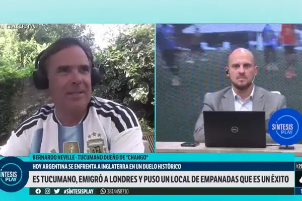 Argentina-Inglaterra, desde Londres: la historia de Bernardo Neville, el tucumano que conquistó a los ingleses con sus empanadas