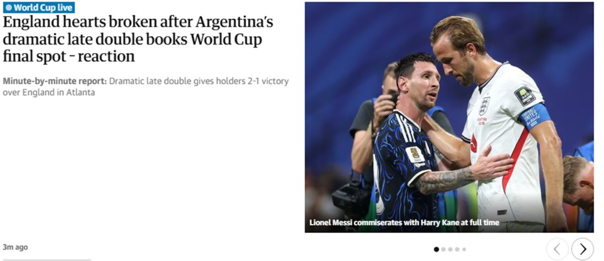 “¡Épico!” e “¡Inmortal!”: los diarios de todo el planeta se rindieron a los pies de Messi y la Selección
