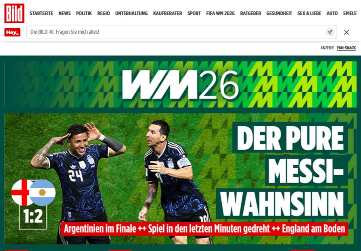 “¡Épico!” e “¡Inmortal!”: los diarios de todo el planeta se rindieron a los pies de Messi y la Selección