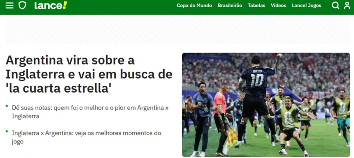 “¡Épico!” e “¡Inmortal!”: los diarios de todo el planeta se rindieron a los pies de Messi y la Selección