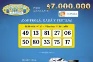 Los Números de Oro de LA GACETA del 17 de julio de 2026
