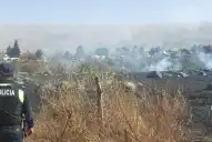 Susto en Tafí del Valle: un incendio de pastizales movilizó a policías y bomberos