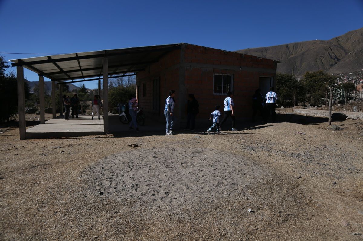 CASITA COMUNITARIA. Así luce la entrada de la sede.