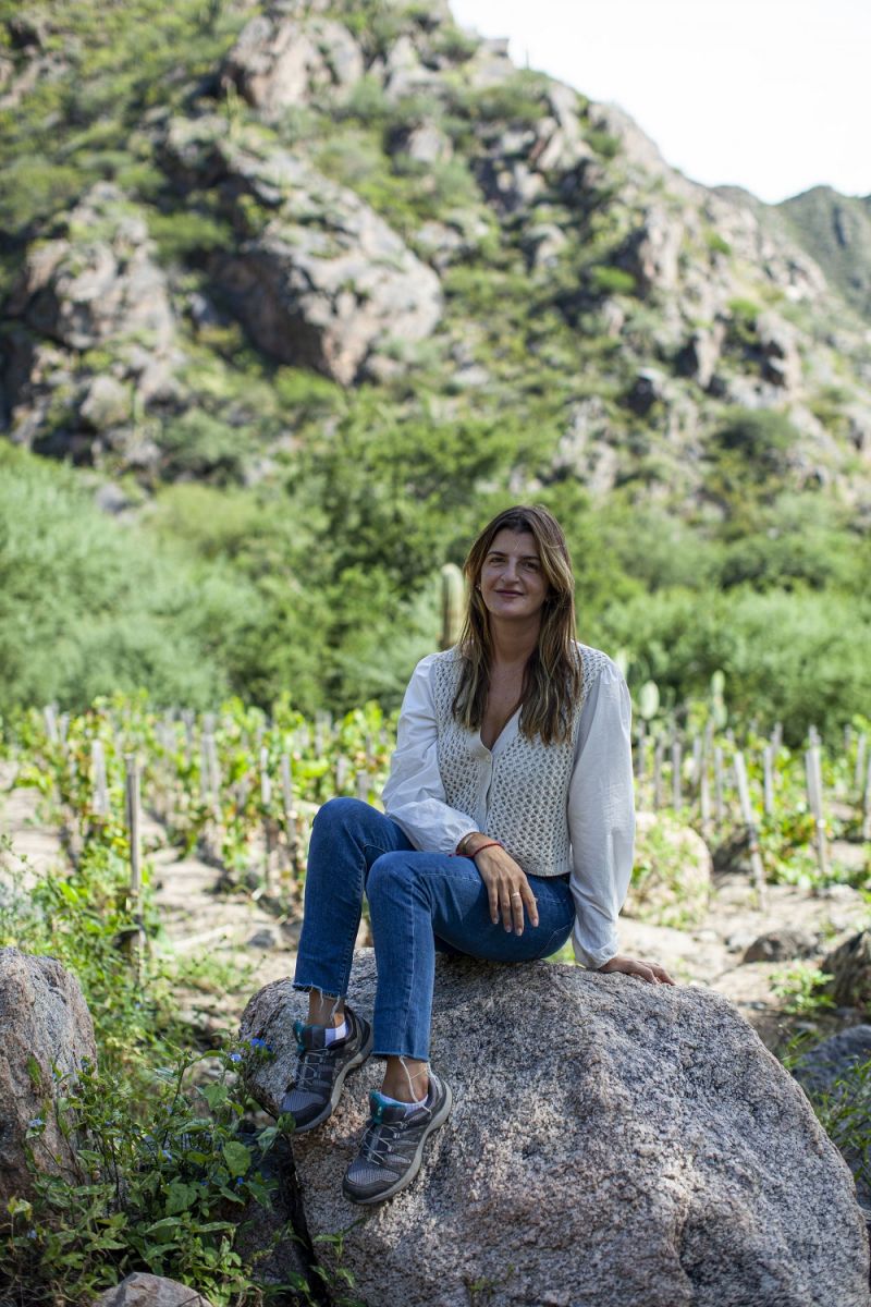 LA PROPIETARIA. Romero Marcuzzi, en la tierra donde nace el vino Finca Alto Los Cuises Malbec. 
