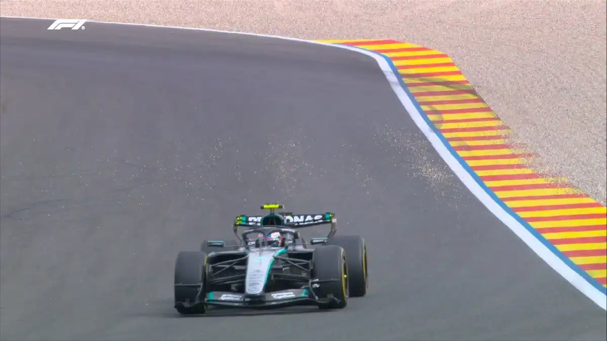 Bandera roja en la FP2: quedó leca en la pista