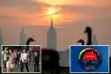 Video: a 48 horas de la final del Mundial entre Argentina y España, la mala calidad del aire en Nueva York enciende las alarmas