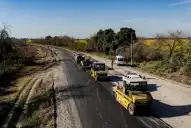 Avanzan los trabajos de repavimentación en la ruta 323