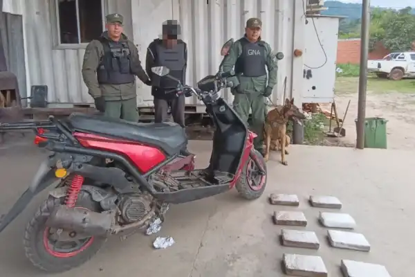 Hallaron casi 11 kilos de cocaína ocultos dentro de una motocicleta en Salta: un hombre fue detenido