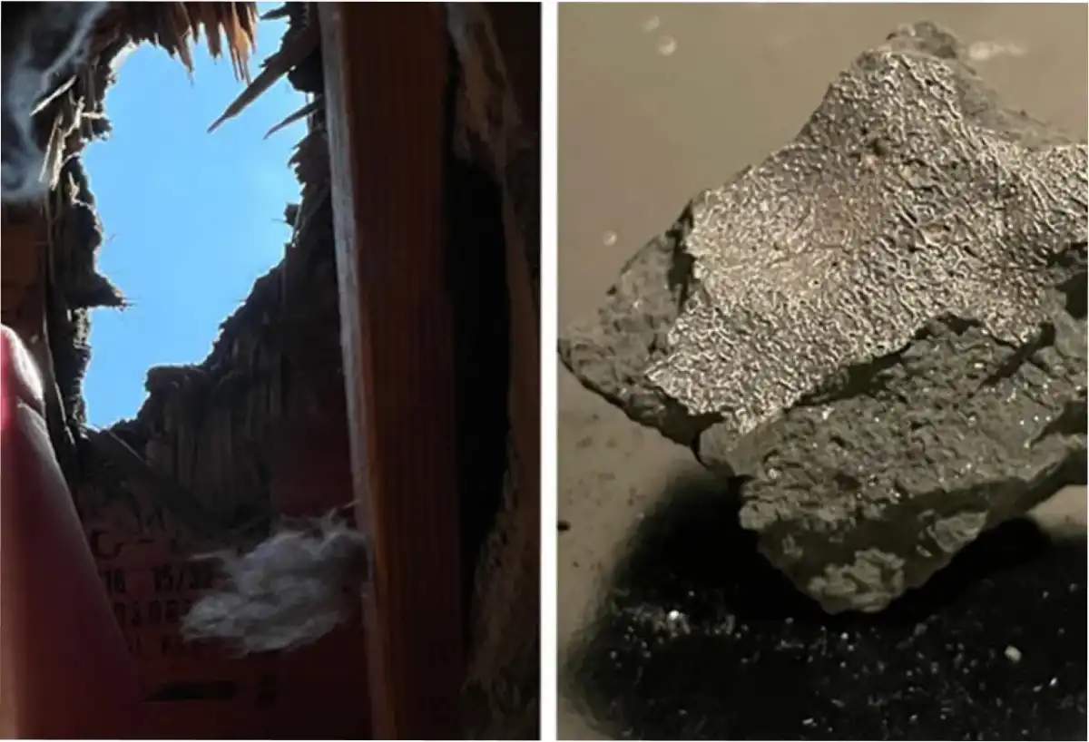 El meteorito que estrelló contra una casa de Nueva Jersey tiene los componentes básicos de la vida, según los astrónomos