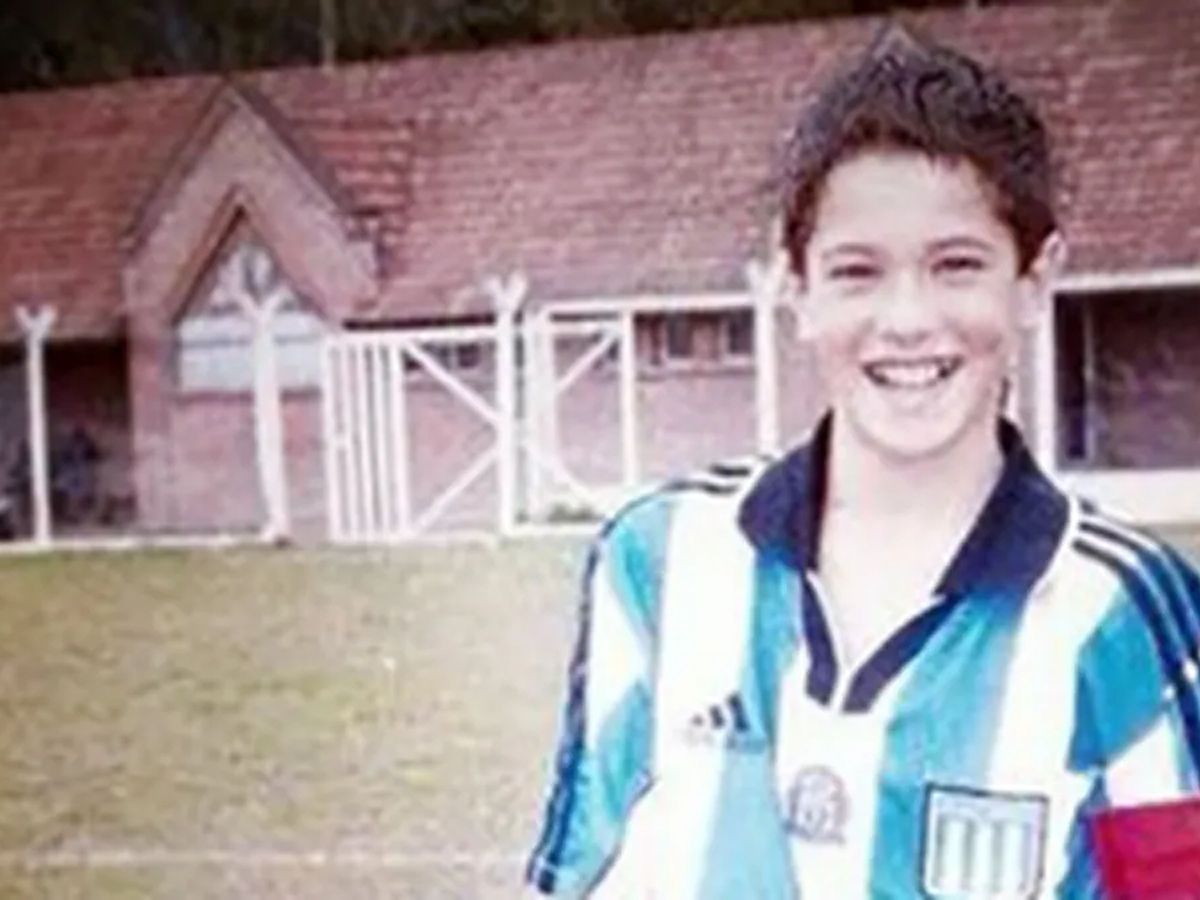 Rodrigo de Paul cuando era niño