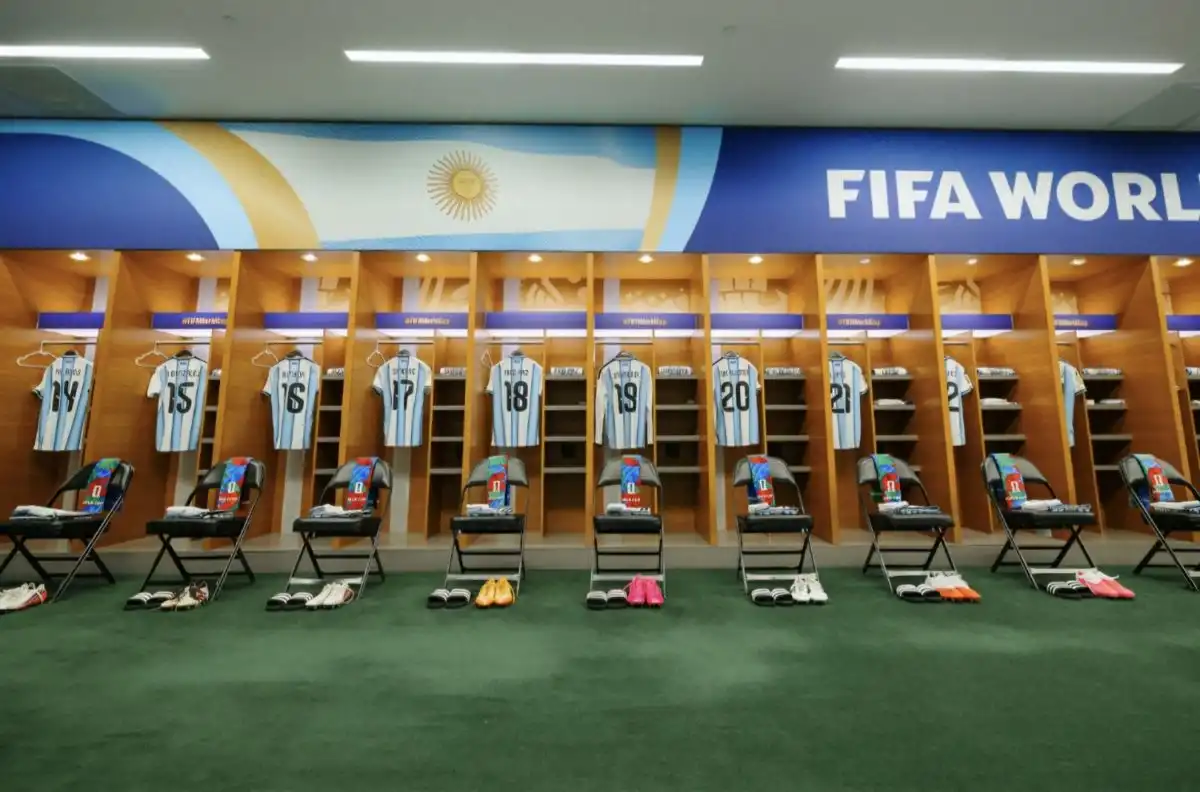 El vestuario de la Selección