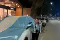 “Vamos a festejar igual”: cubrió su auto con una bandera argentina y salió al mástil de Yerba Buena