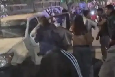 Un tucumano atropelló a cuatro personas en la Fan Zone de Santiago del Estero tras la final del Mundial
