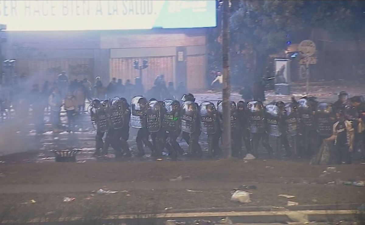 Argentina perdió la final del Mundial y la noche terminó con incidentes en el Obelisco
