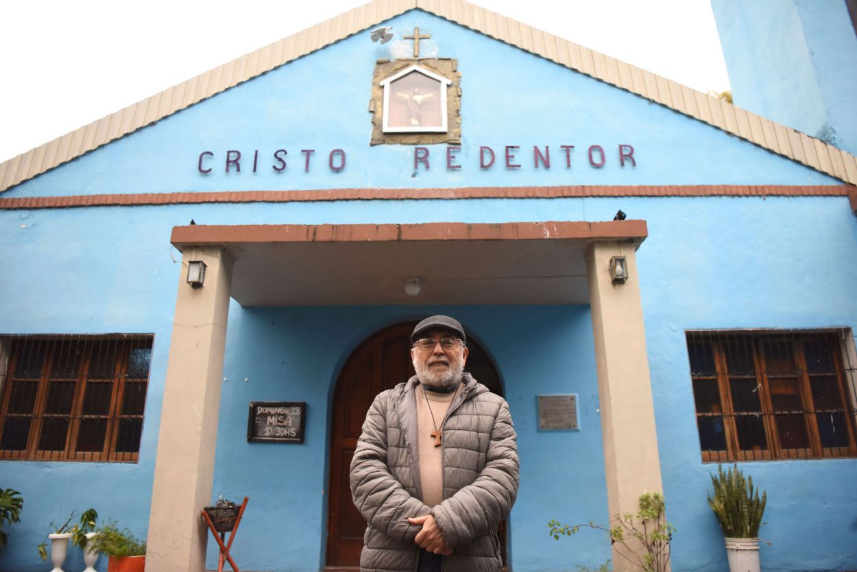 SU ACTUAL CASA. Gramajo en “Cristo Redentor”, de La Ramada de Arriba.