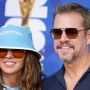 De celeste y blanco: Matt Damon y su esposa argentina, Luciana Barroso, deslumbraron juntos en la final del Mundial