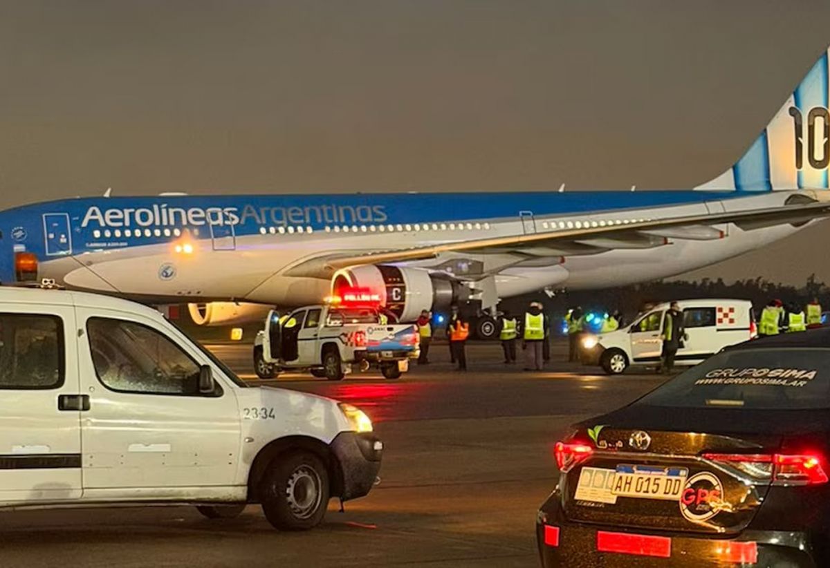 A las 18.20, la Selección aterrizó en Ezeiza.