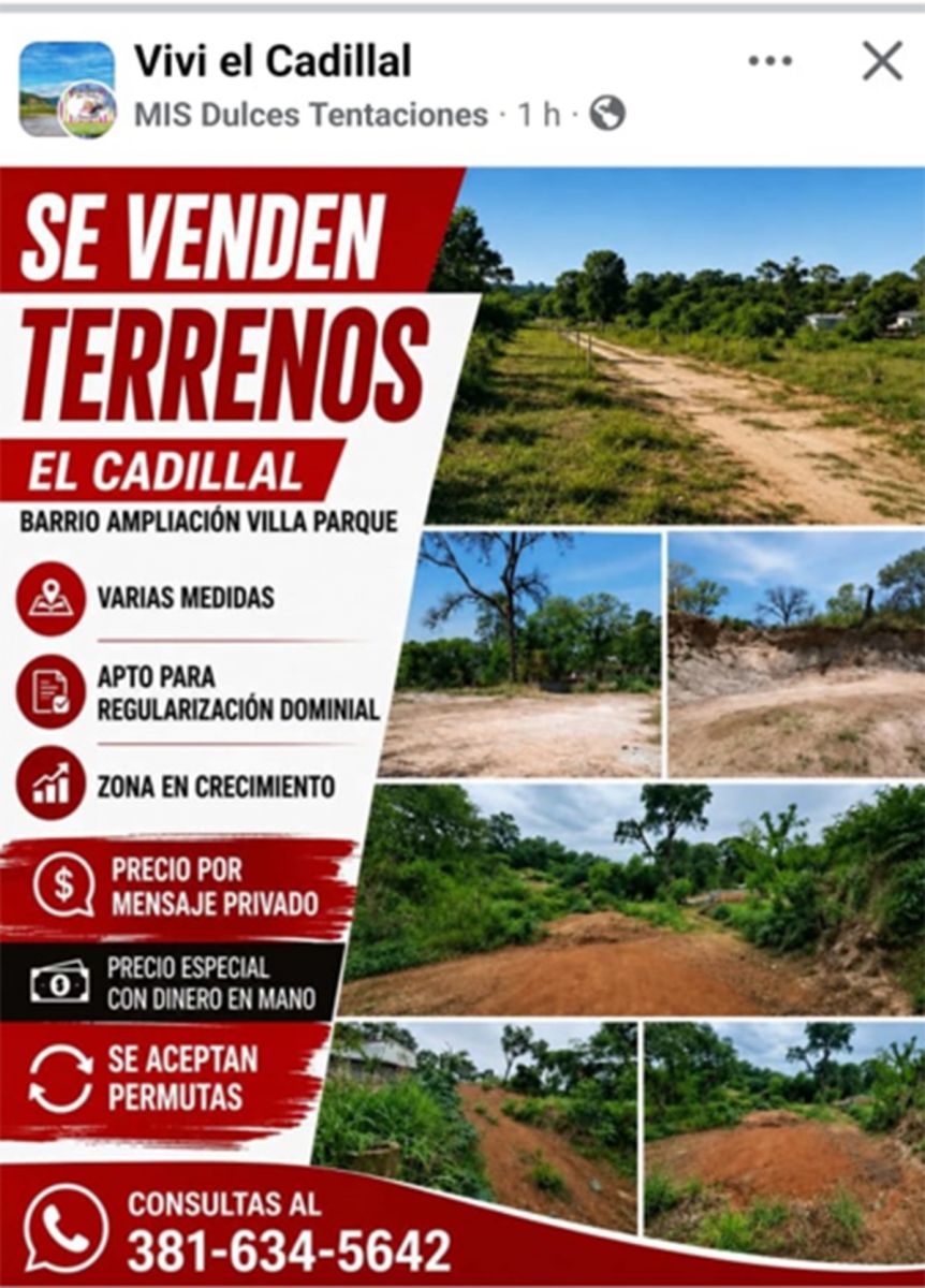 Advertencia: surgen nuevas denuncias por la venta de terrenos del Estado en El Cadillal