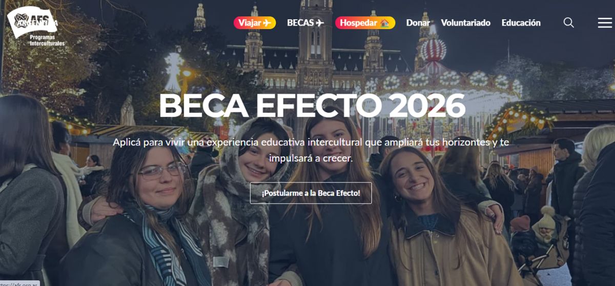 BECA. La ayuda incluye pasajes internacionales, alojamiento, alimentación, inscripción escolar y seguro médico.