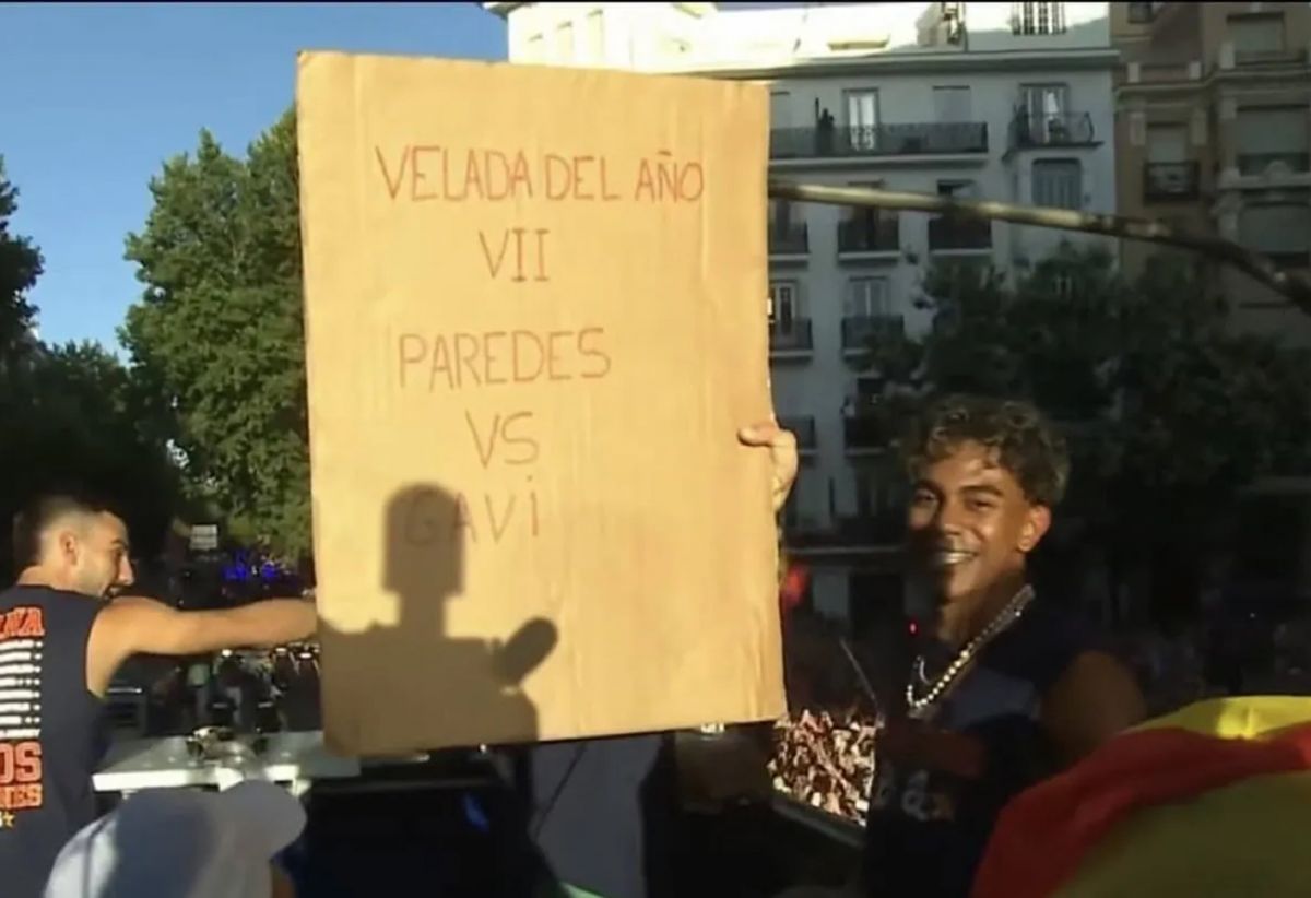 La burla de España a Leandro Paredes tras la final del Mundial: el cartel que se volvió viral