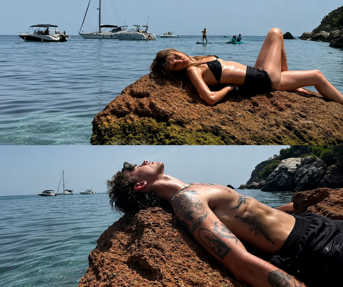Felipe Fort presentó a su novia con románticas fotos desde España y sorprendió hasta a su hermana