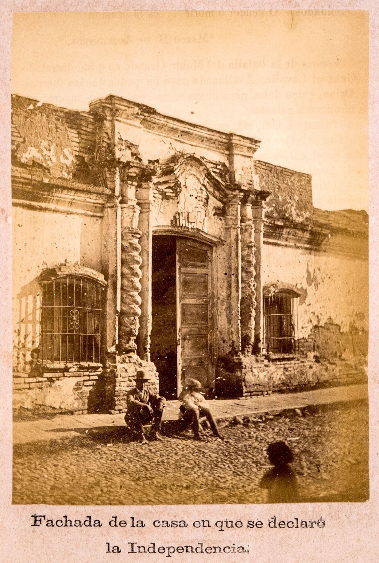 CASA HISTÓRICA. Una de las fotografías más difundidas de la obra de Paganelli.