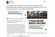 La actriz Zoe Saldaña tuvo un gesto con Argentina en medio de la polémica por las acusaciones de racismo