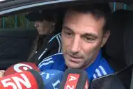 Tras la derrota en la final, Scaloni reapareció en Ezeiza y dejó más preguntas que respuestas sobre su futuro