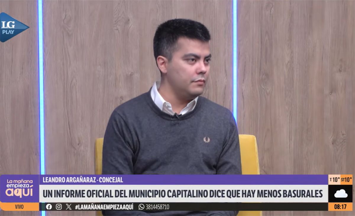 Leandro Argañaraz, concejal por la capital: Hay que admitir que existe un problema con los basurales