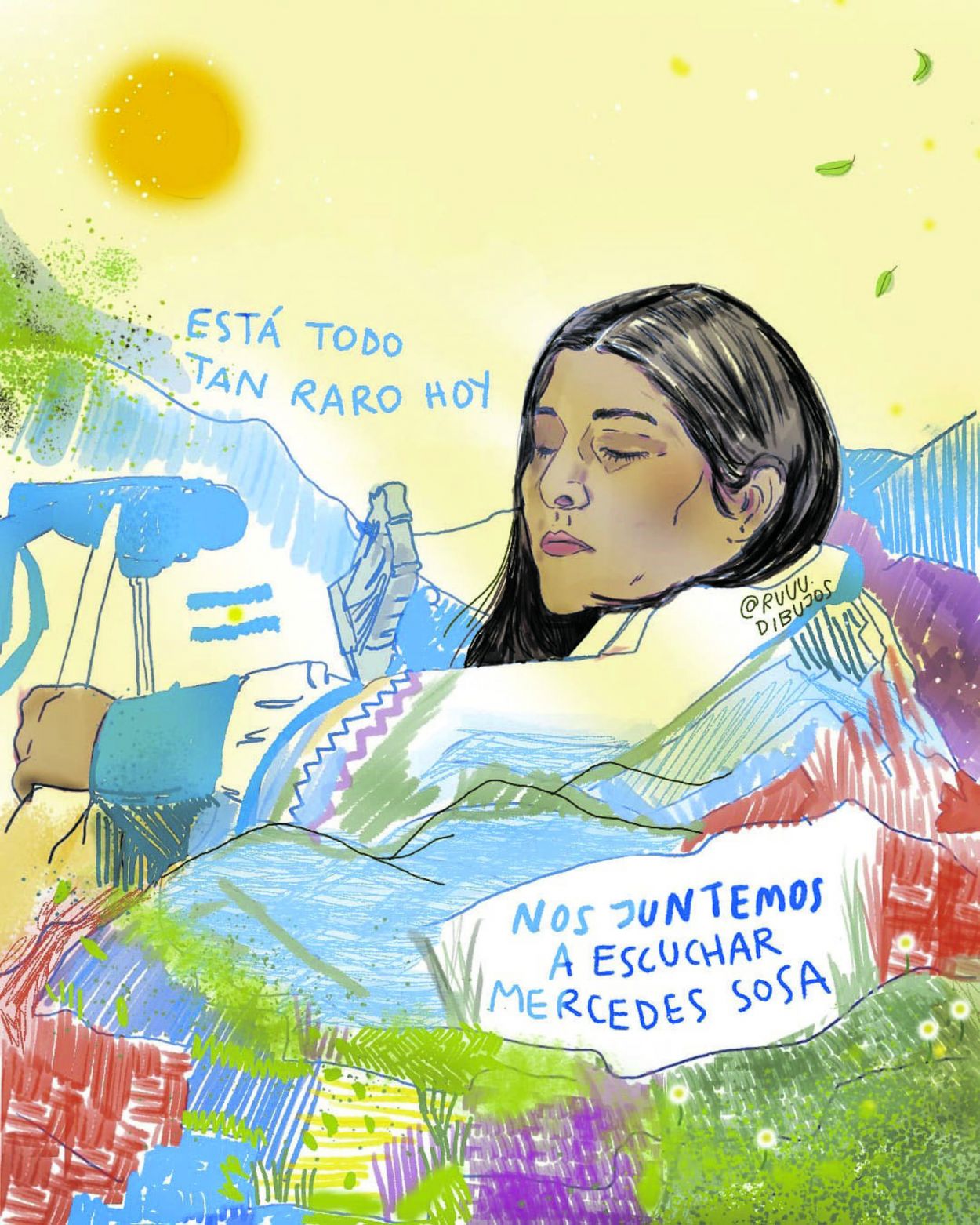 TUCUMANIDAD PRESENTE. “La Negra” Sosa, referente de la autora.
