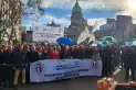 Los jubilados marcharon al Congreso de la Nación con el respaldo de la CGT