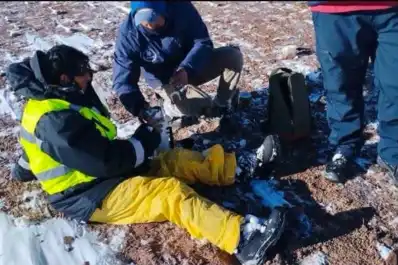 Así fue el rescate de los mineros varados a -24 °C en la cordillera de Catamarca