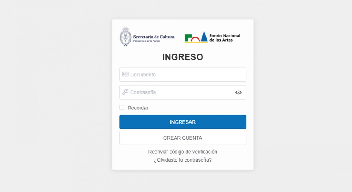 INSCRIPCIÓN. Las postulaciones estarán disponibles hasta el 13 de agosto en la plataforma del Fondo Nacional de las Artes.