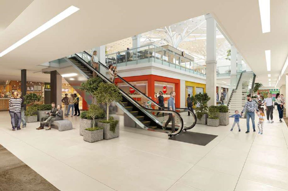 Render del interior del Mercado del Norte de San Miguel de Tucumán.
