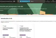 Una empresa tecnológica ofrece cursos online y gratuitos de IA, bases de datos y nube