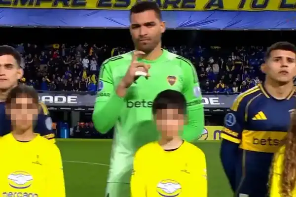Qué significa el curioso gesto de Álvaro Montero en su debut con Boca ante O'Higgins