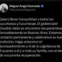 El arco político tucumano se unió en mensajes de apoyo a Jaldo tras su intervención quirúrgica