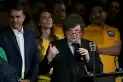Milei respaldó la candidatura de Flávio Bolsonaro y lanzó durísimas críticas contra Lula en Brasil