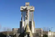 Recuerdos fotográficos: el Cristo de Yerba Buena, hecho en la etapa cubista del escultor Chierico