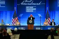 Con una gorra 2028, Donald Trump reavivó los rumores sobre su futuro político