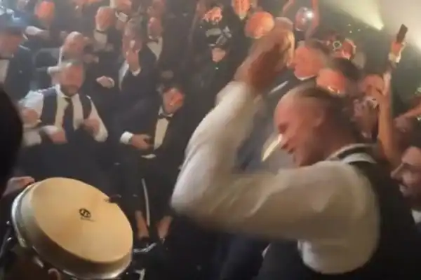 El divertido momento de Erling Haaland en el casamiento de Donnarumma que se volvió viral tras el Mundial 2026