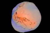 La NASA publicó un mapa inédito de la Tierra: por qué no se ve como un planeta redondo