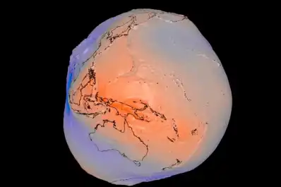 La NASA publicó un mapa inédito de la Tierra: por qué no se ve como un planeta redondo