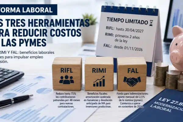 Reforma laboral: las tres herramientas que ya pueden usar las pymes para reducir costos y por qué el tiempo para aprovecharlas es limitado