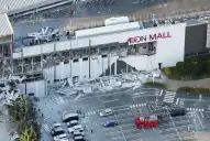 Terremoto devastador en Japón: un centro comercial colapsó y continúan buscando personas atrapadas