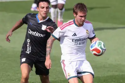 Entre elogios y cuestionamientos: Franco Mastantuono marcó en la goleada del Real Madrid